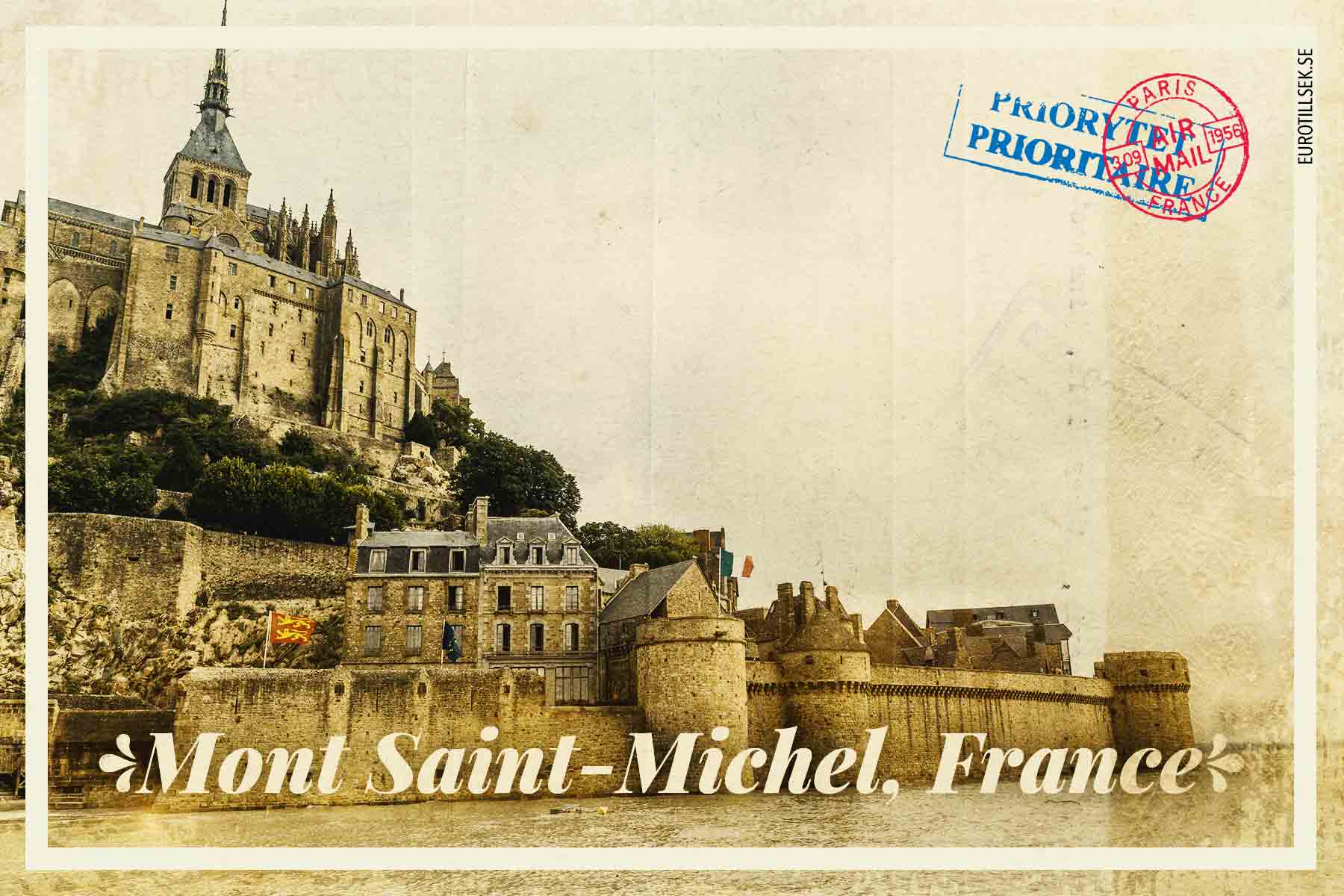 Mont Saint-Michel Normandie, Frankrike
